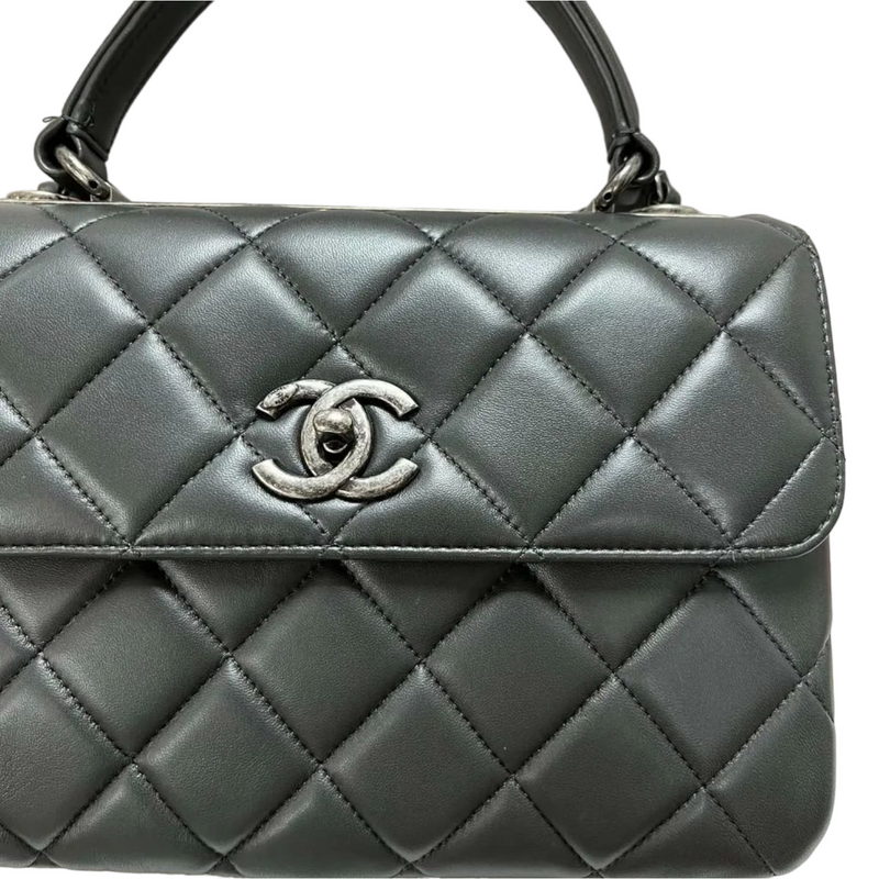 CHANEL Trendy CC Top Handle Flap Bag- Coral in 2023