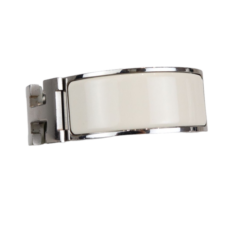 Enamel Clic Clac H Bracelet White