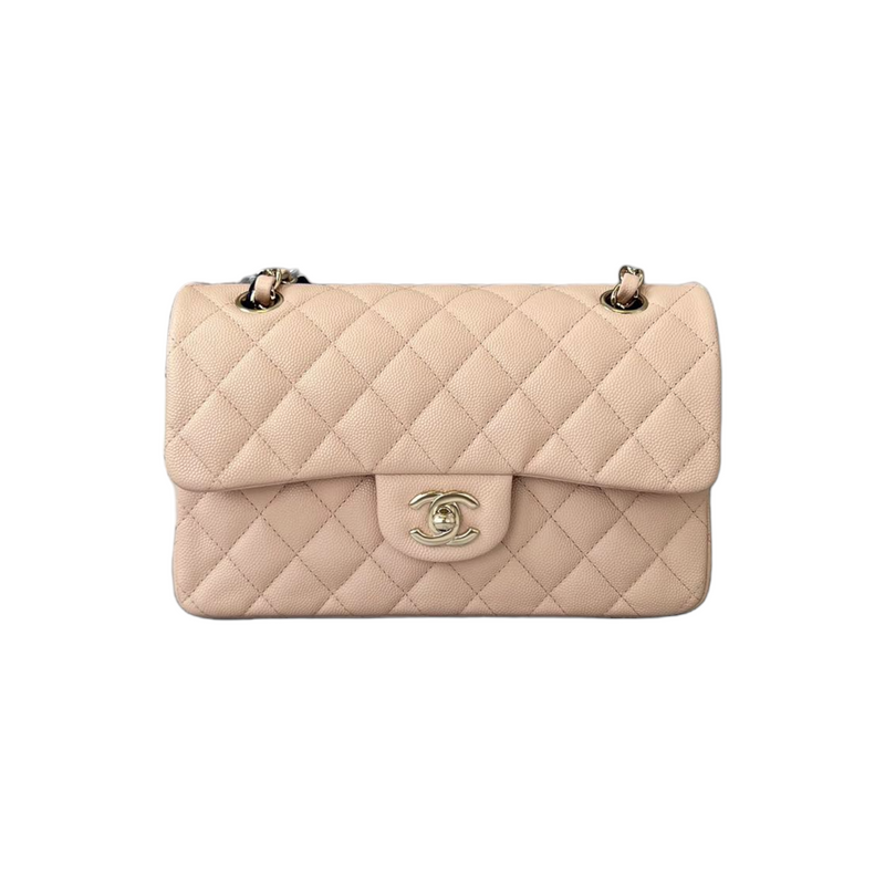 Chanel Small Classic Flap Caviar Pink LGHW – Bag Religion