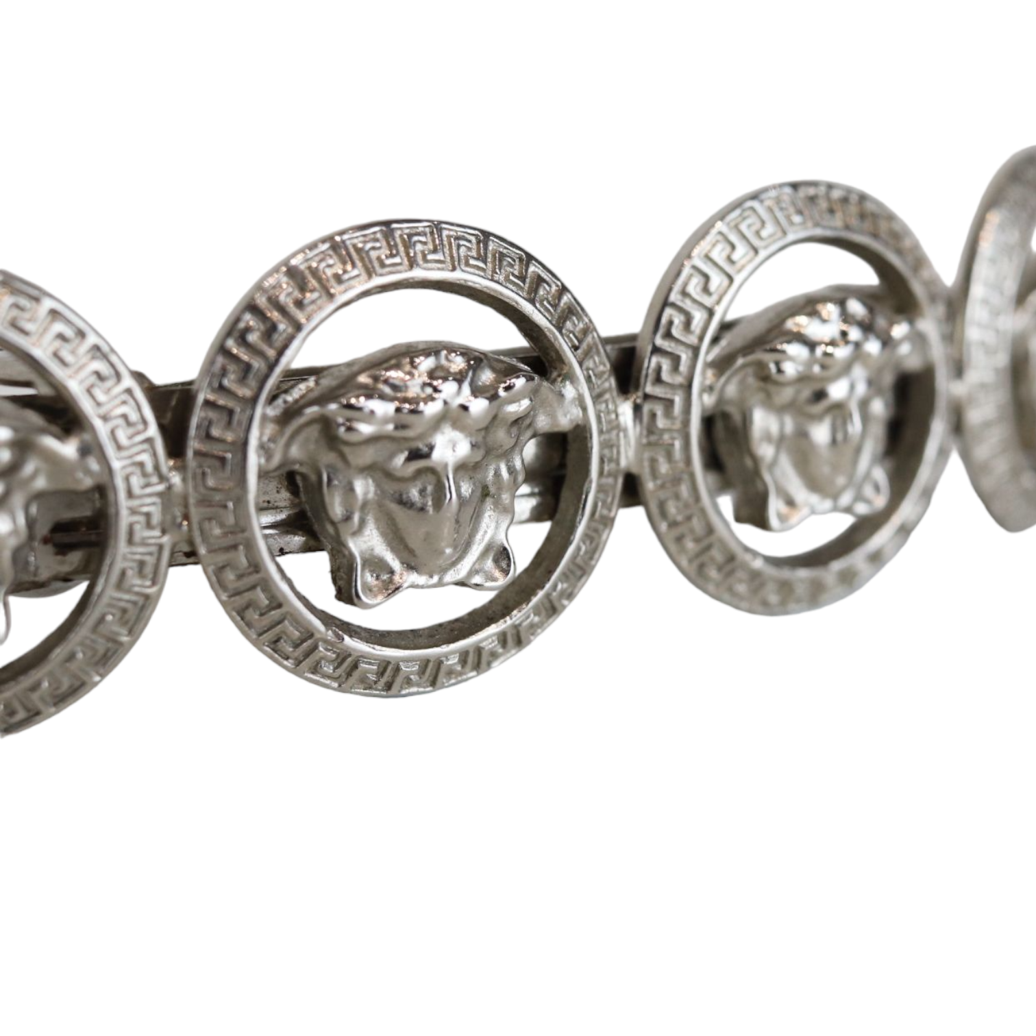 Versace Silver Hair Clip – Bag Religion