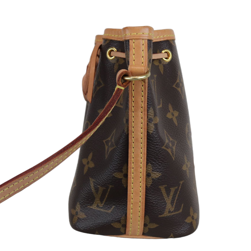 Louis Vuitton Nano Noe Light Beige in Grained Cowhide Leather with