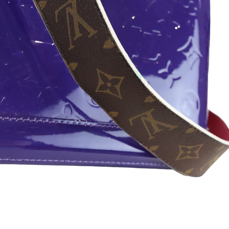 Louis Vuitton Monogram Vernis Alma GM Purple