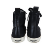 High Top Sneakers Black and White Size 38