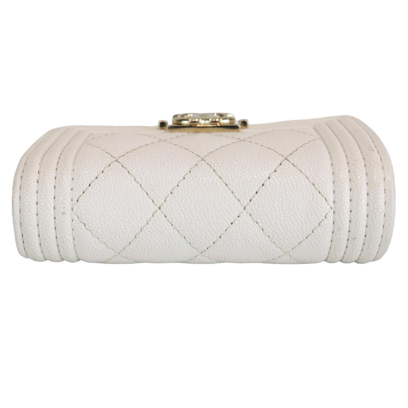 CHANEL Aged Calfskin Quilted 2.55 Reissue Wallet on Chain WOC