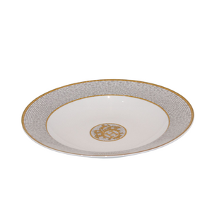 Large Bowl Mosaique Au 24 Gold Round Deep Platter