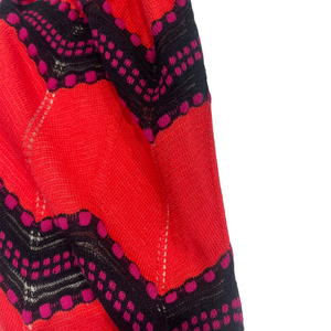 Women Scarf Red and Black