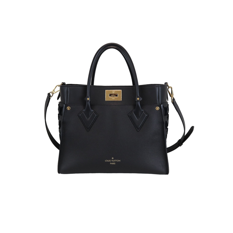 Louis Vuitton Calfskin Monogram Tufting On My Side Black – Bag Religion