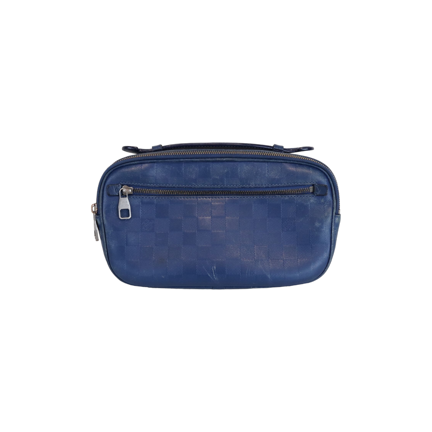 Ambler Leather Blue Bag