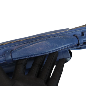 Ambler Leather Blue Bag