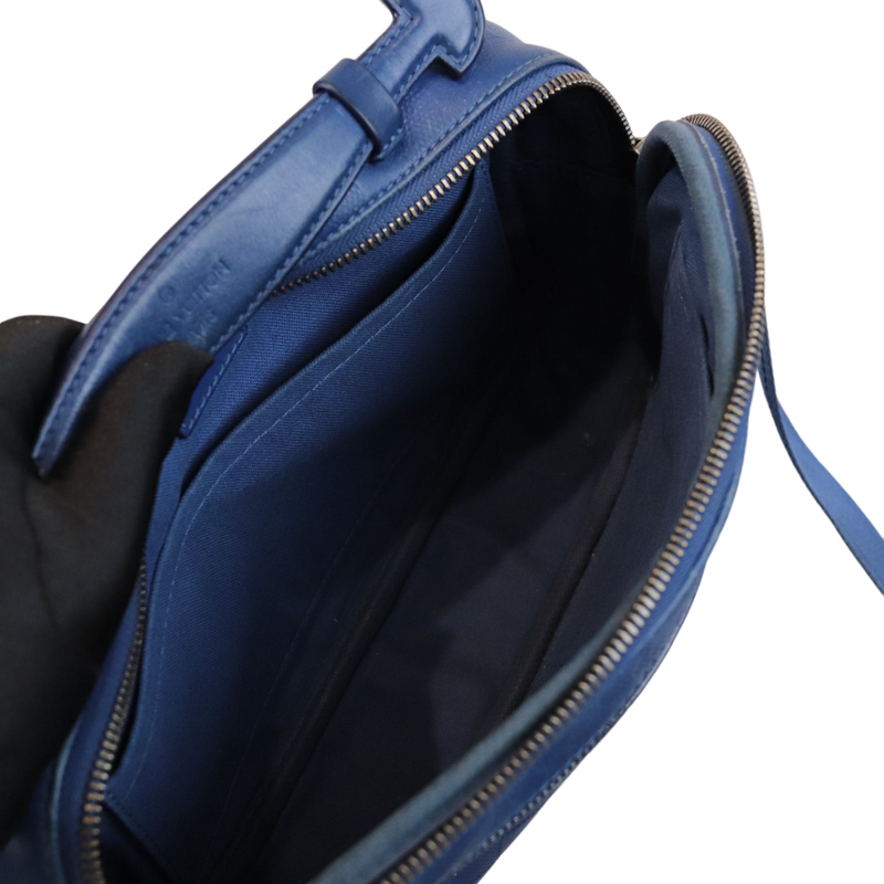 Ambler Leather Blue Bag