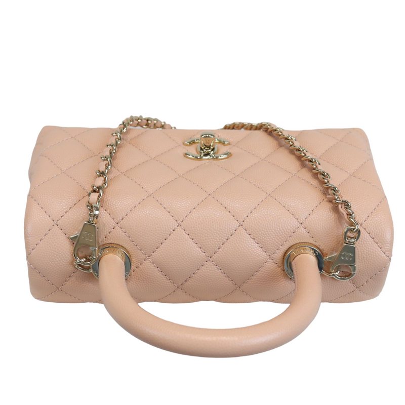Pink Coco Handle Small Caviar LGHW