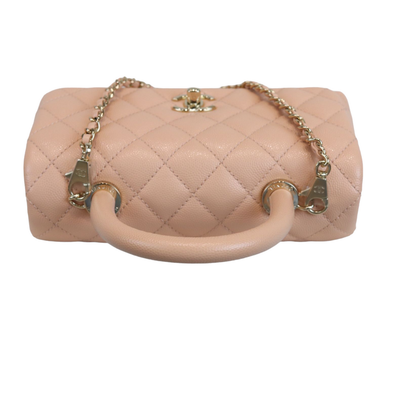 Chanel Pink Coco Handle Small Caviar LGHW – Bag Religion
