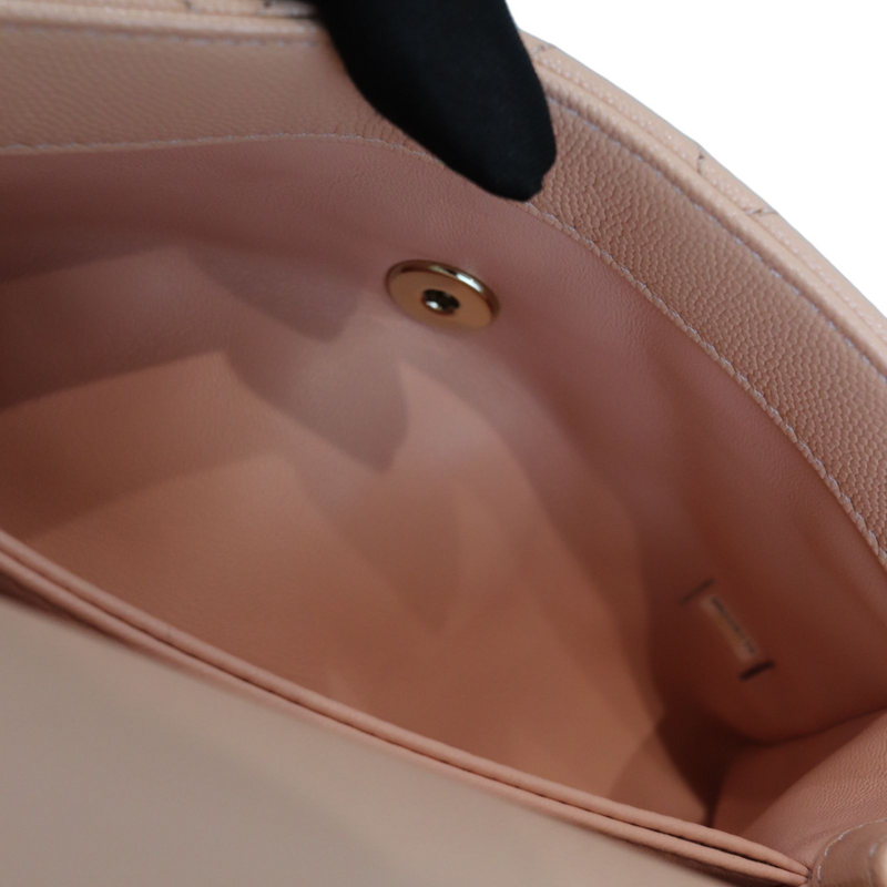 Pink Coco Handle Small Caviar LGHW