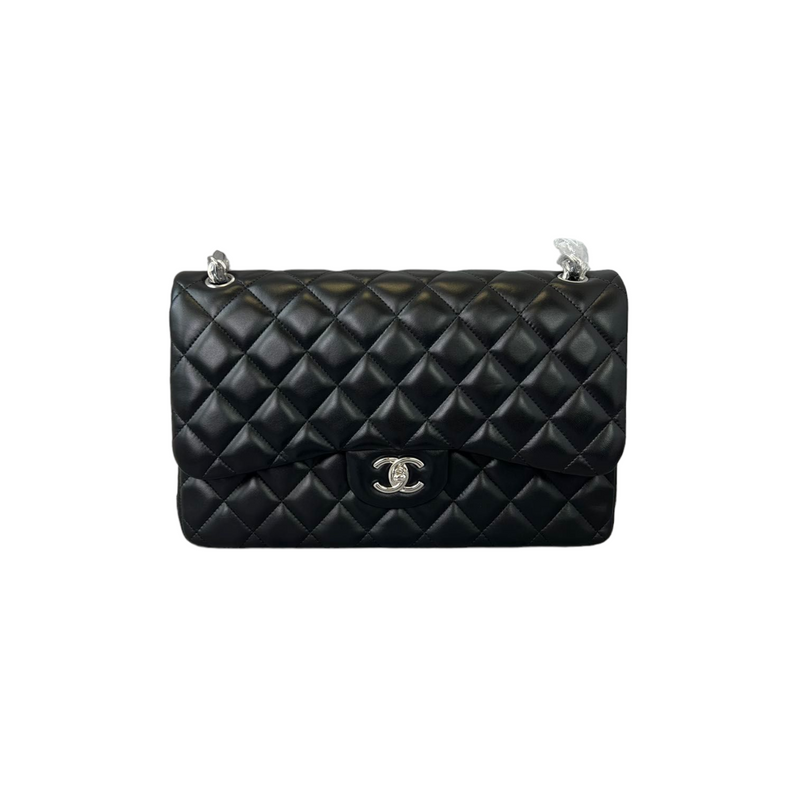 Chanel Lambskin Jumbo Double Flap Black SHW – Bag Religion