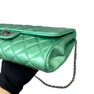 Timeless Clutch Patent Green Chain RHW