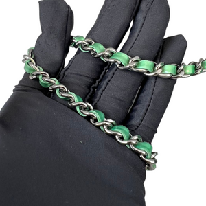 Timeless Clutch Patent Green Chain RHW