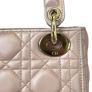 Mini Lady Dior in Baby Pearly Pink LGHW