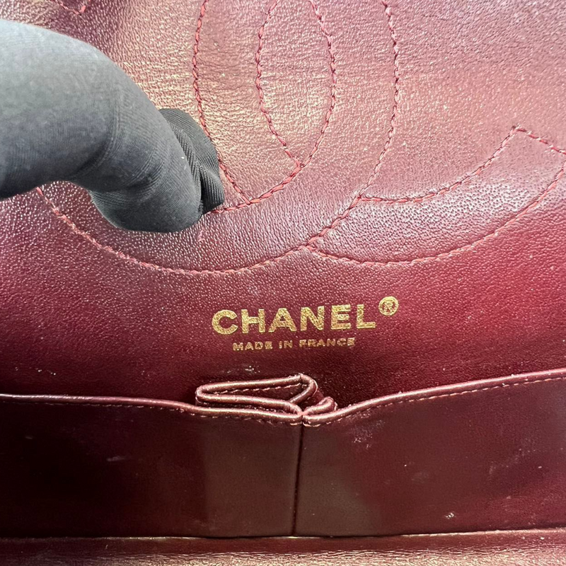 Chanel 2.55 Quilted Mini Reissue Black Aged Calfskin