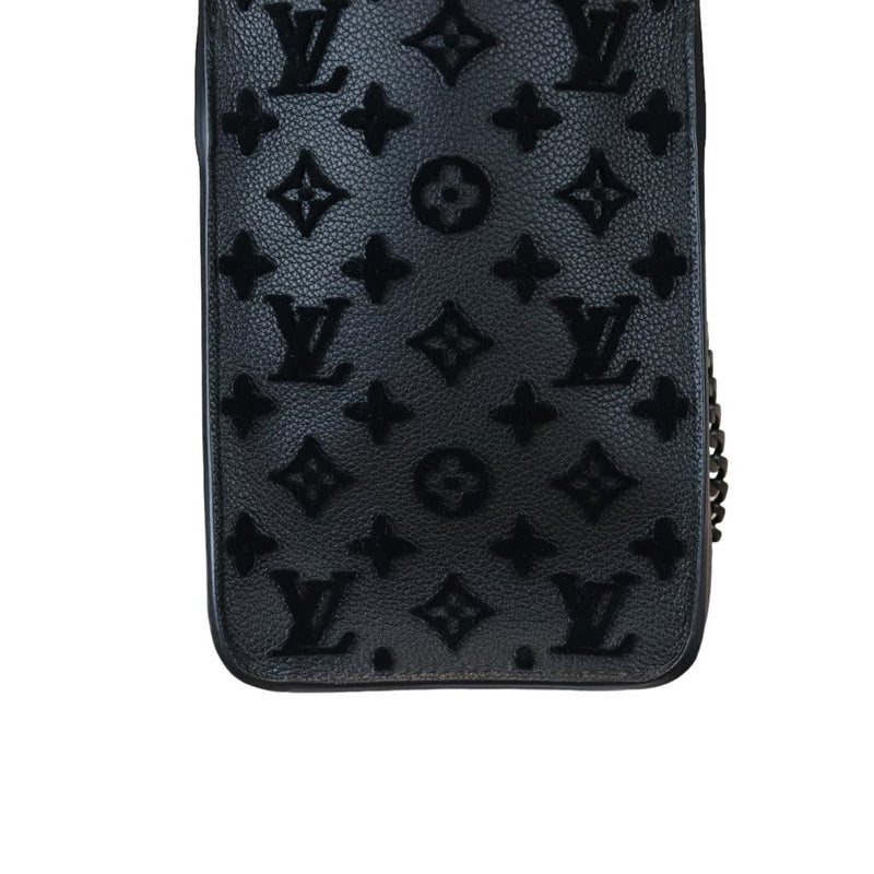 Calfskin Monogram Tufting On My Side Black