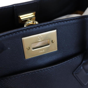 Calfskin Monogram Tufting On My Side Black