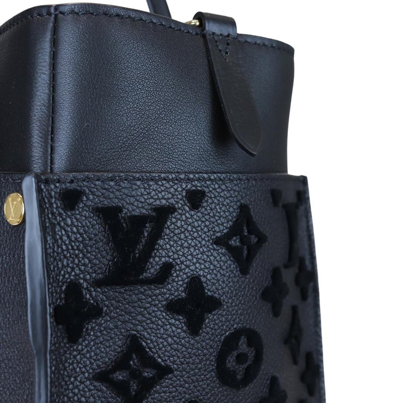 Calfskin Monogram Tufting On My Side Black