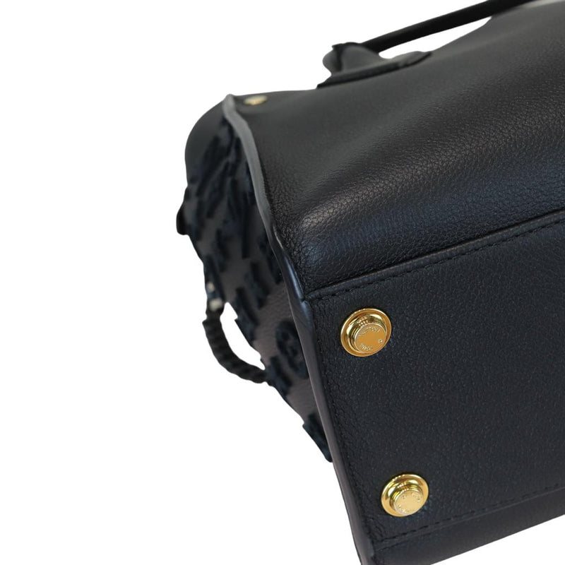Calfskin Monogram Tufting On My Side Black