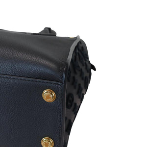 Calfskin Monogram Tufting On My Side Black