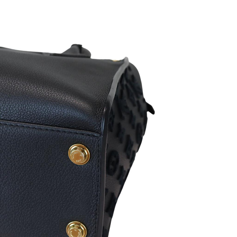 Calfskin Monogram Tufting On My Side Black