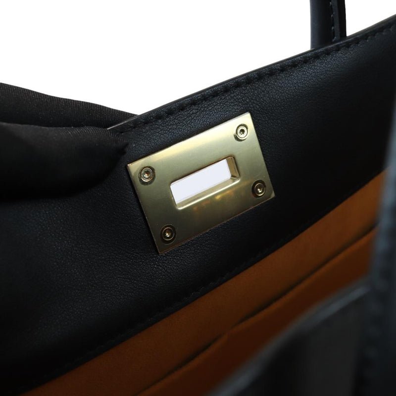 Calfskin Monogram Tufting On My Side Black