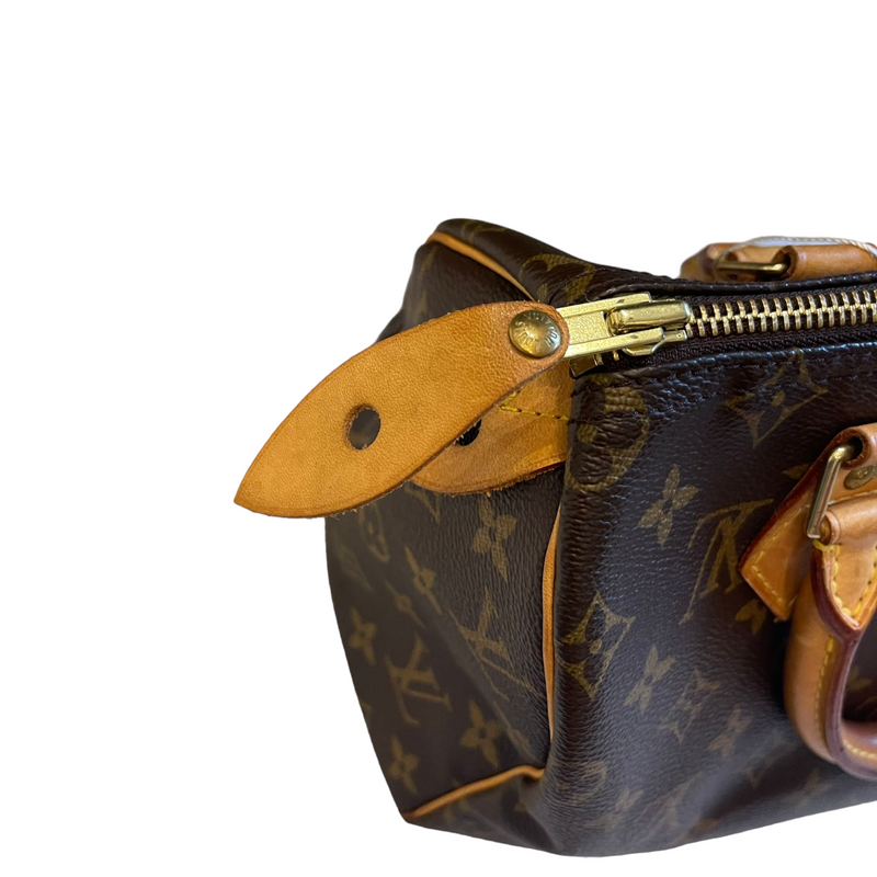 Louis Vuitton Brown Monogram Canvas Speedy 25 Top Handle Bag