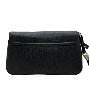 Pebbled Calfskin Small Soho Disco Bag Black LGHW