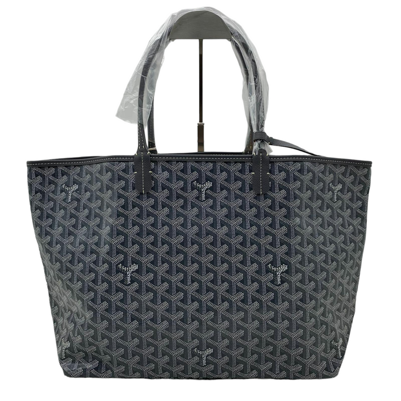 Goyard White/Green Goyardine Coated Canvas and Leather Saint Louis PM Tote