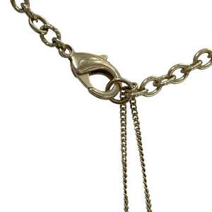 Pearl CC Long Necklace Gold