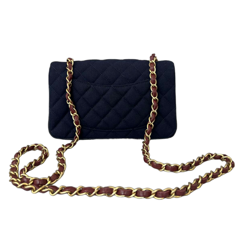 Chanel Limited Edition Timeless Mini Rectangular Calf Wool Navy GHW – Bag  Religion