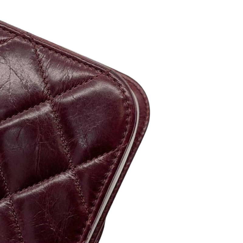Chanel Calfskin Quilted Large Perfect Edge Flap Burgundy GHW – Bag