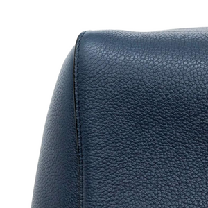 Soft Grained Calfskin Sangle Bucket Bag Blue