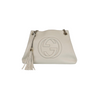 GG Monogram Waist Bag with Silver Front Clasp