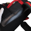 Techno Canvas Embroidered Double Buckle Backpack Black