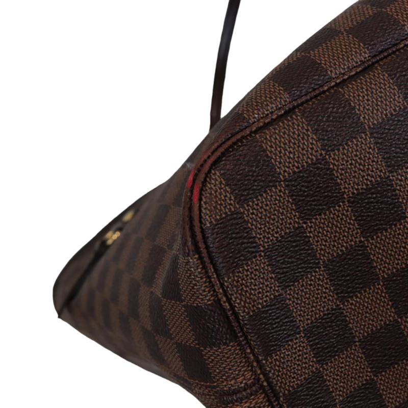 LOUIS VUITTON Neverfull GM Damier Ebene Tote Shoulder Bag Brown-US