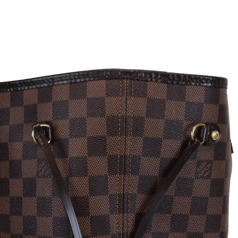 Brown LV vinyl Damier check pattern faux leather fabric by yard