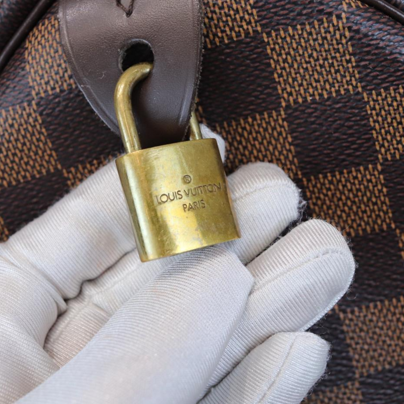 Vintage Louis Vuitton Gold Lock & Key Set Keepall Speedy Alma