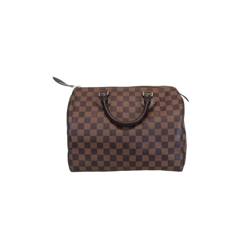 Louis Vuitton Damier Ebene Speedy 30 Bag GHW – Bag Religion