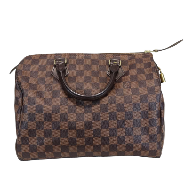 Louis Vuitton Speedy Bandouliere 25 Damier Ebene Canvas GHW