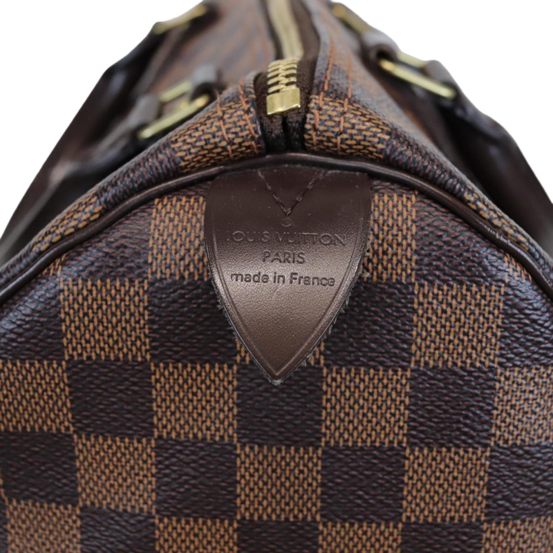 Damier Ebene Speedy 30 Bag GHW