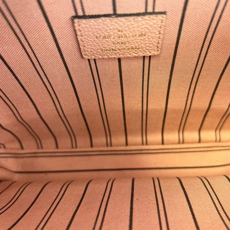 Louis Vuitton Pochette Métis Monogram Empreinte Pink GHW