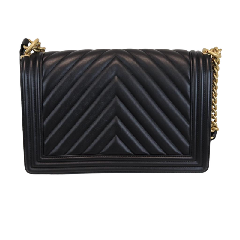 Chanel old medium quilted boy flap bag hotsell