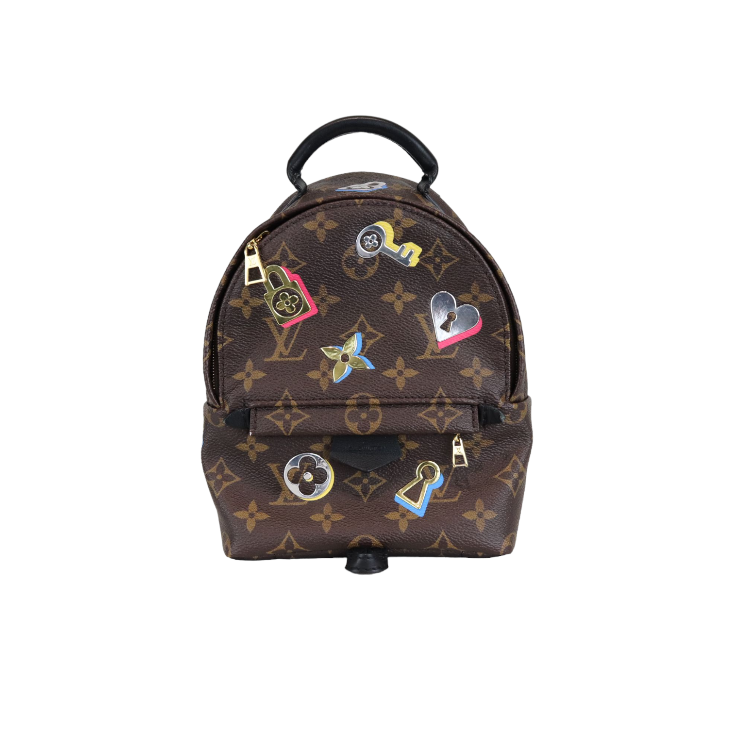 Louis Vuitton Pop Hot Springs Backpack Monogram Black White in Patent  Leather/Coated Canvas with Gold-tone - US