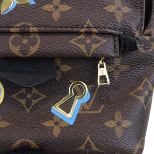 Louis Vuitton Palm Springs Monogram Love Lock Mini Brown