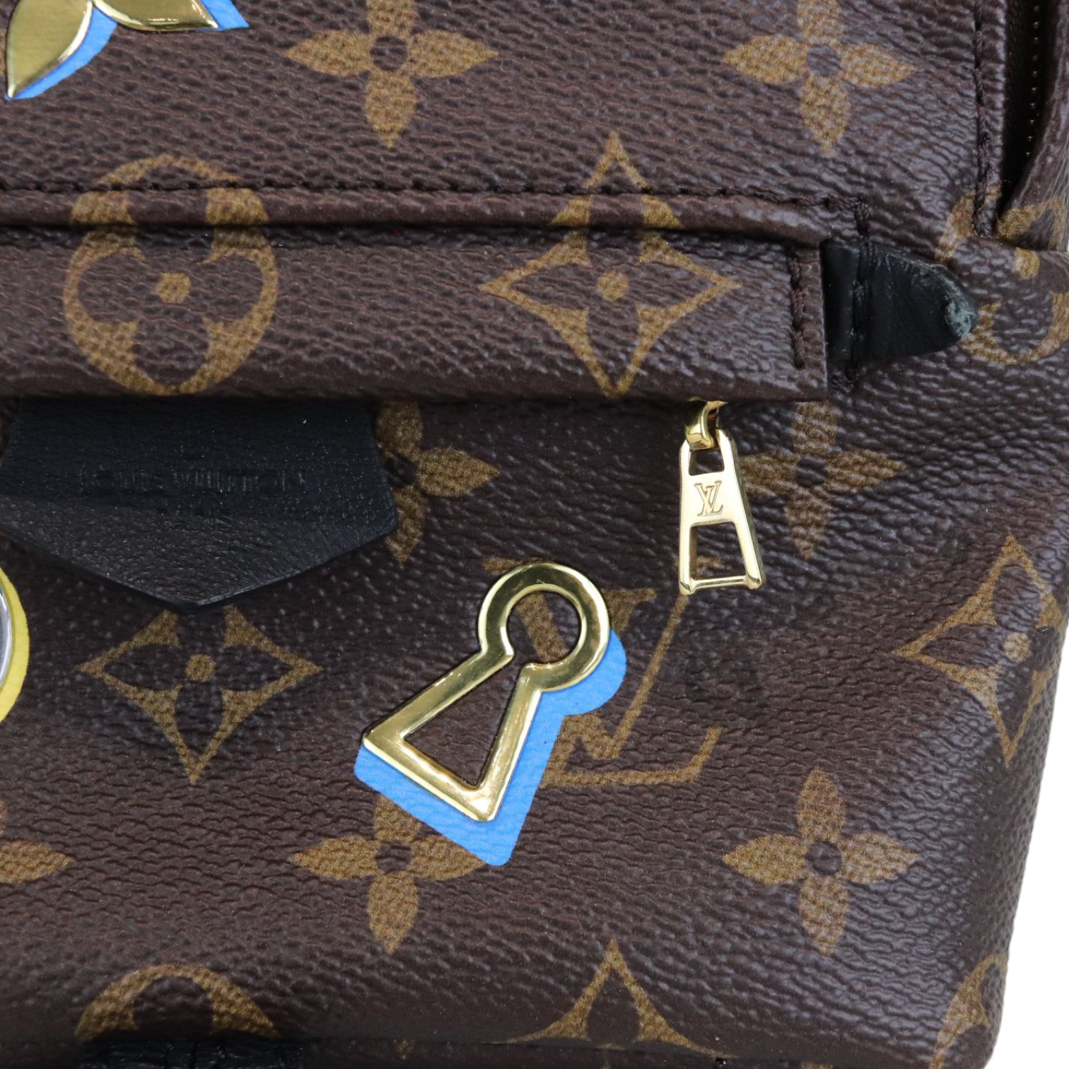 louis vuitton backpack mini palm springs Louis Vuitton Monogram Love Lock Mini Palm Springs Backpack – Bag Religion