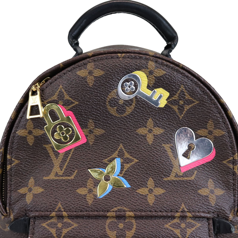 Louis Vuitton, Bags, Louis Vuitton Palm Springs Backpack Limited Edition  Love Lock Monogram Canvas Mi